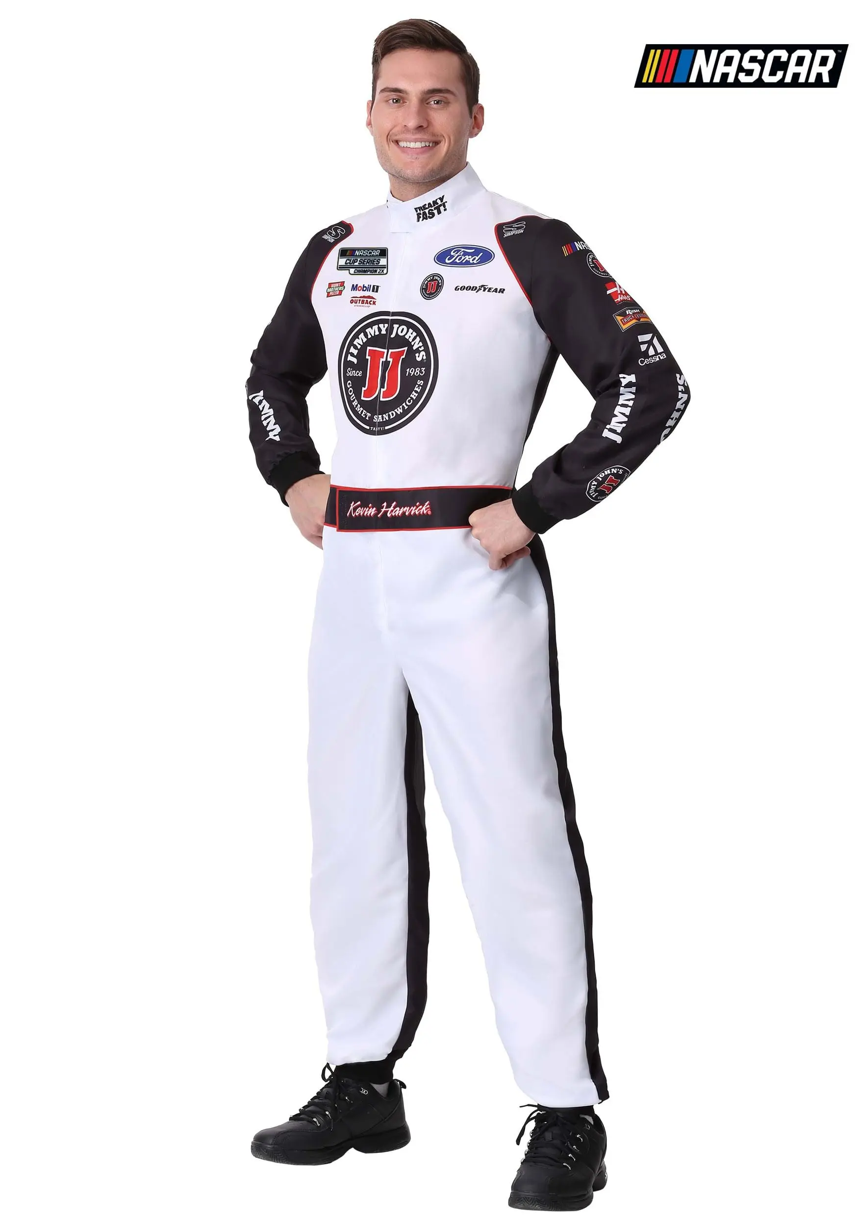 Fun Costumes NASCAR #4 Kevin Harvick(R) Jimmy John's Uniform Adult Costume