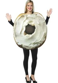 Morris Costumes Bagel W/ Cream Cheese Costume For Adults