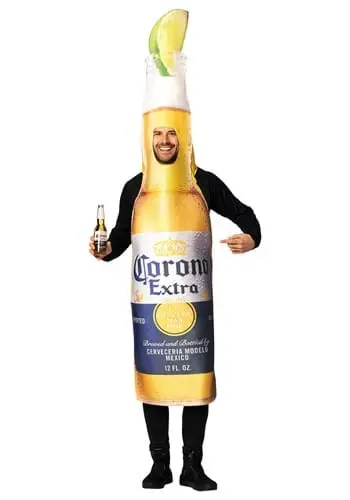 Morris Costumes Corona Extra Bottle Costume For Adults