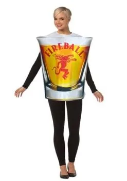 Morris Costumes Fireball Shot Glass Costume For Adults