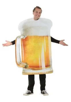 Fun Costumes Foamy Beer Mug Adult Costume