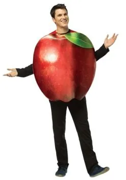 Rasta Imposta Adult Get Real Apple Costume
