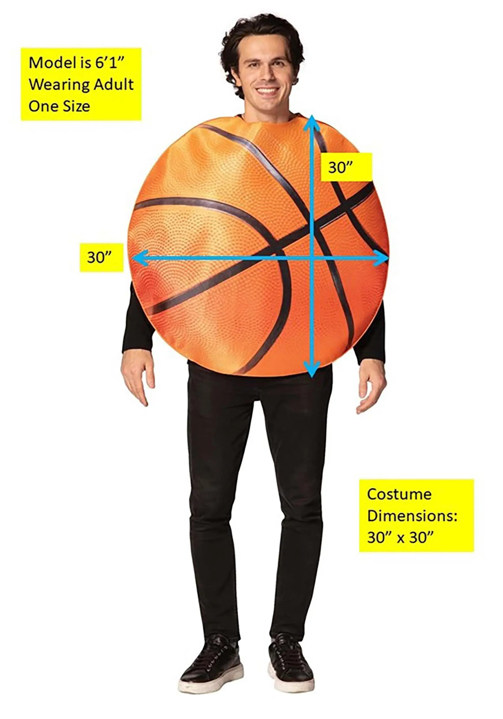 Rasta Imposta Get Real Basketball Costume For Adults - Image 4