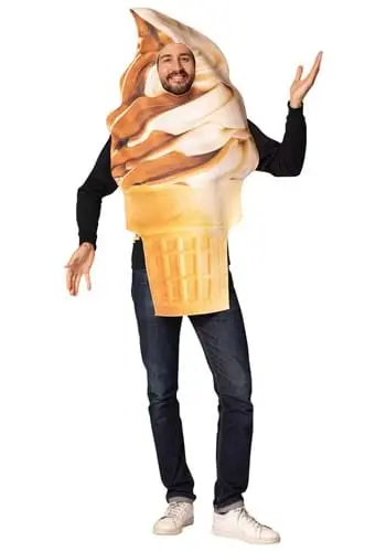 Rasta Imposta Get Real Ice Cream Swirl Cone Costume For Adults