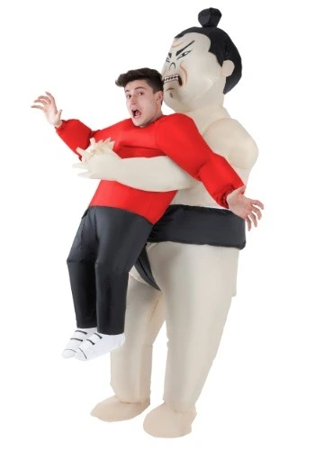Morphsuits Inflatable Adult Sumo Wrestler Pick Me Up Costume