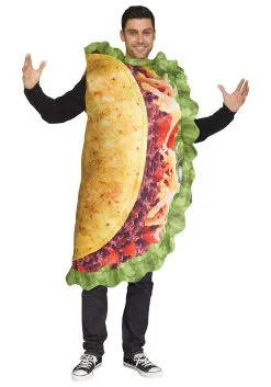 Fun World Plus Size Realistic Taco Costume For Adults