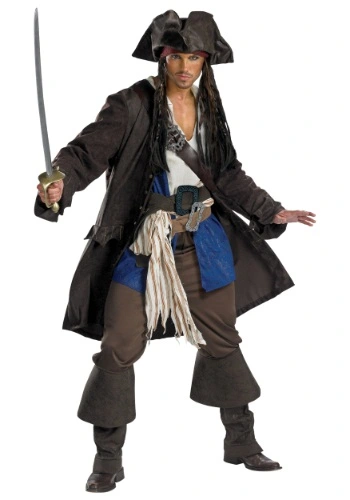 Disguise Adult Prestige Captain Jack Sparrow Costume