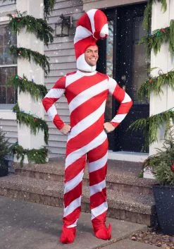 Fun Costumes Red Candy Cane Christmas Costume