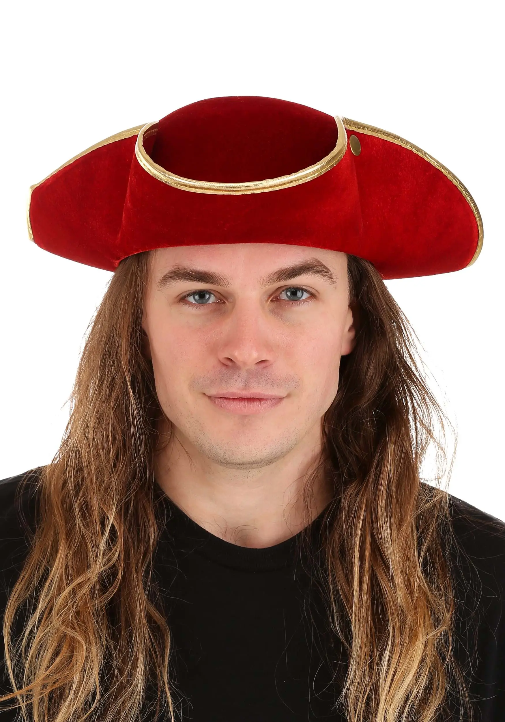 Elope Rum Pirate Red Costume Hat For Adults - Image 4
