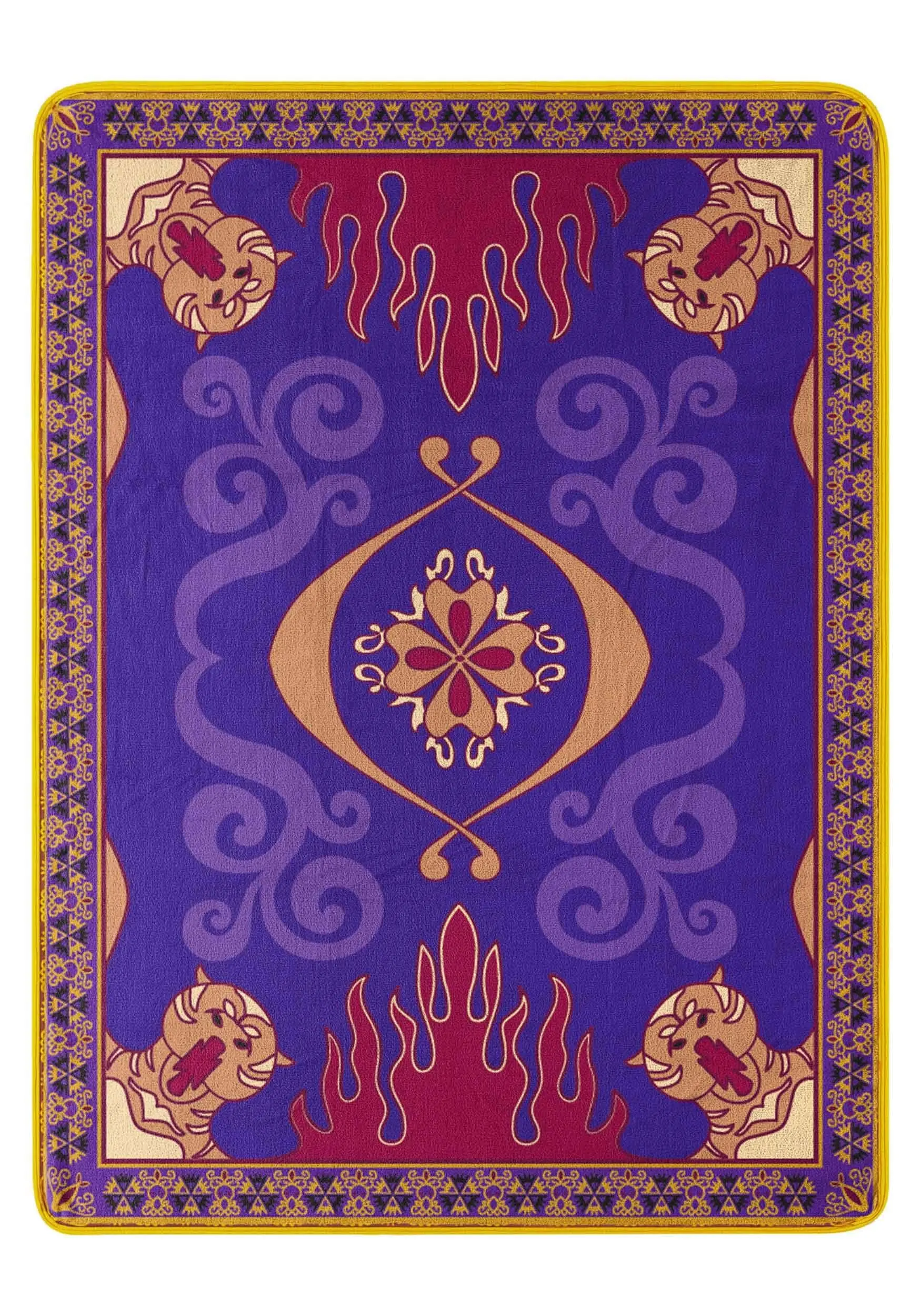 Northwest Company Aladdin Magic Carpet Micro Raschel Throw Blanket - Image 2