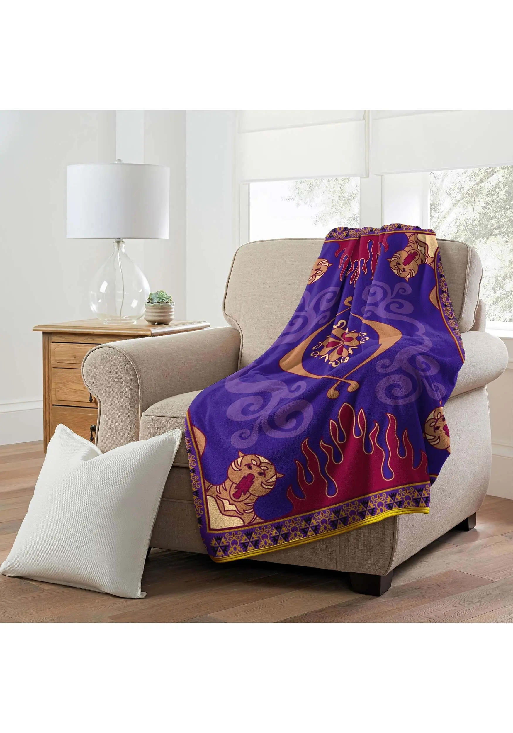 Northwest Company Aladdin Magic Carpet Micro Raschel Throw Blanket