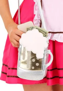 OMG Handbags Beer Mug Purse