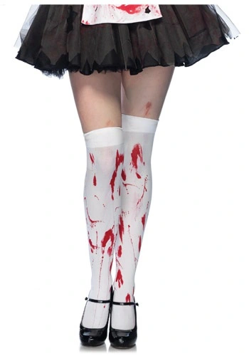 LEG AVENUE Bloody Thigh High Stockings