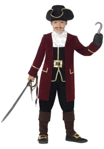 Smiffys Deluxe Captain Hook Boy's Costume