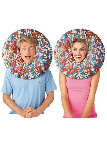 Seasons (HK) Ltd. Chocolate Sprinkle Adult Donut Mask