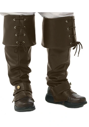 Fun Costumes Deluxe Brown Boot Tops