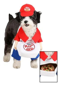 Fun Costumes Pizza Delivery Costume For Dogs