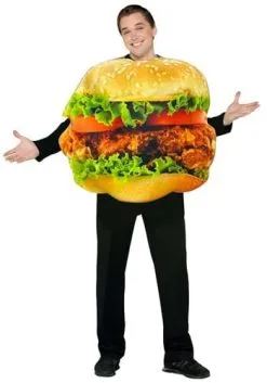 Morris Costumes Get Real Chicken Sandwich Halloween Costume