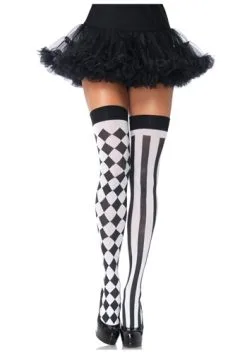 LEG AVENUE Harlequin Thigh High Stockings
