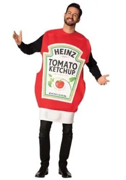 Morris Costumes Heinz Ketchup Squeeze Bottle Costume For Adults