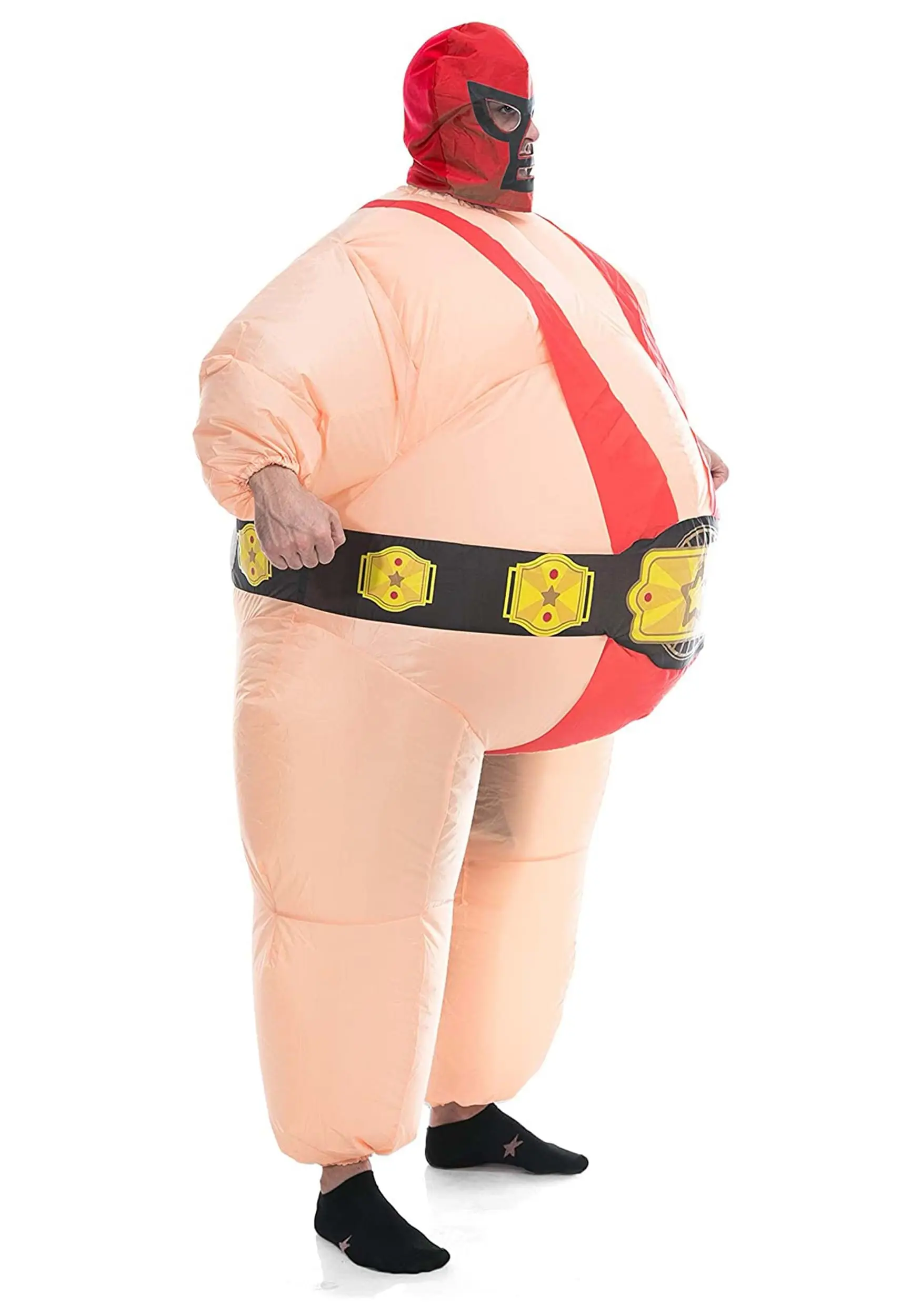 Joyin Inflatable Adult Red Wrestler - Image 3