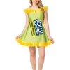 Morris Costumes Womens Green Apple Jolly Rancher Costume