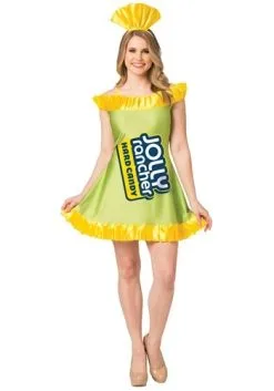 Morris Costumes Womens Green Apple Jolly Rancher Costume