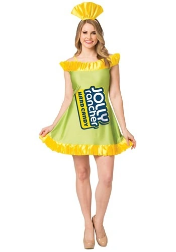 Morris Costumes Womens Green Apple Jolly Rancher Costume