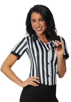Fun Costumes Ladie's Referee Shirt