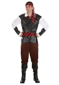 Fun Costumes Budget Pirate Men's Costume