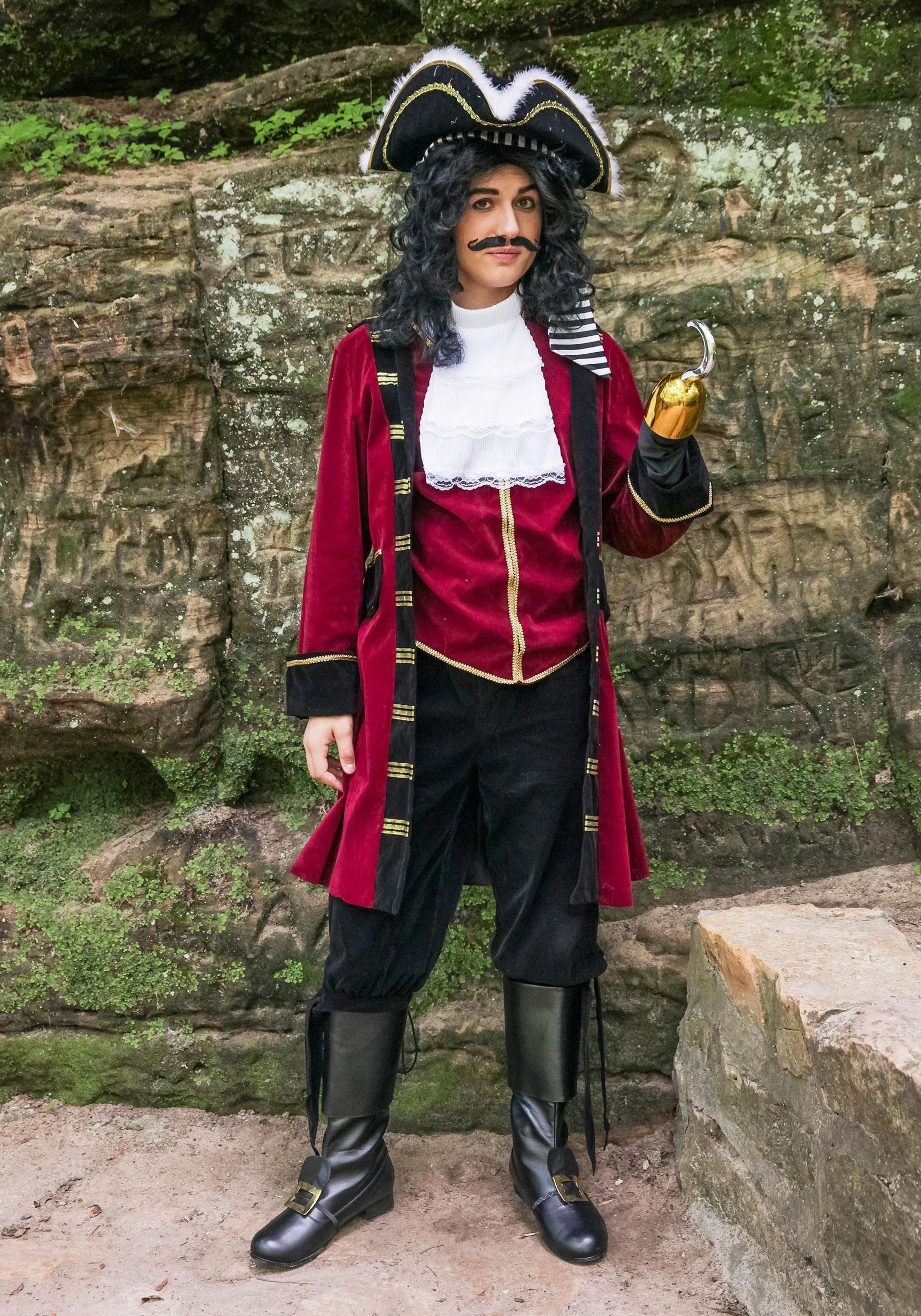 Fun Costumes Deluxe Captain Hook Costume For Men - Image 16