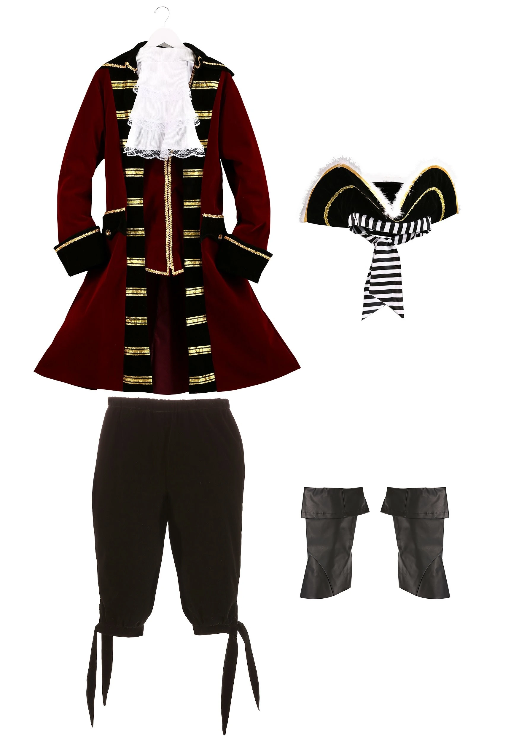 Fun Costumes Deluxe Captain Hook Costume For Men - Image 18