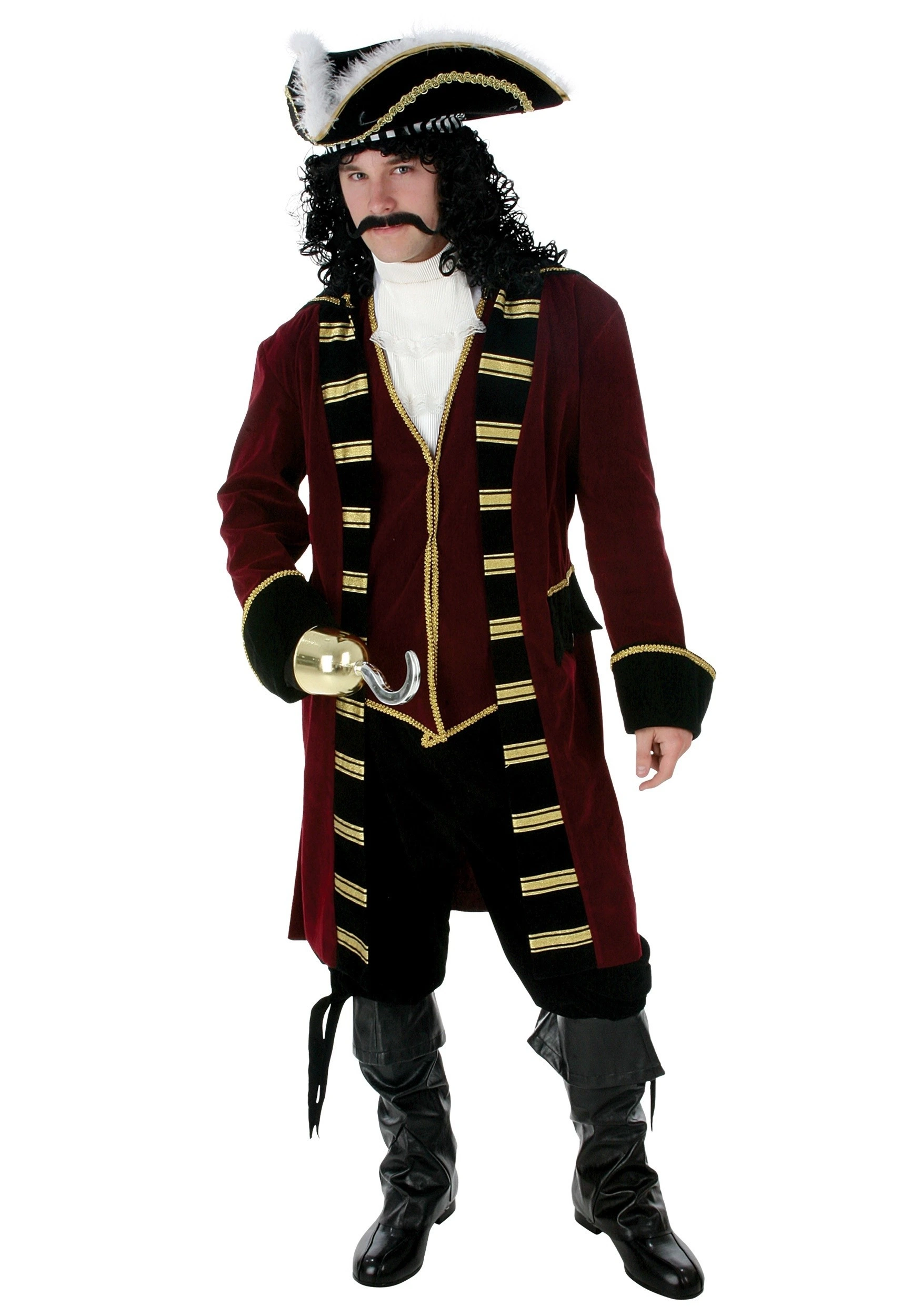 Fun Costumes Deluxe Captain Hook Costume For Men - Image 5