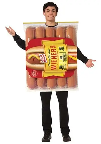 Morris Costumes Oscar Mayer Hot Dog Package Adult Costume