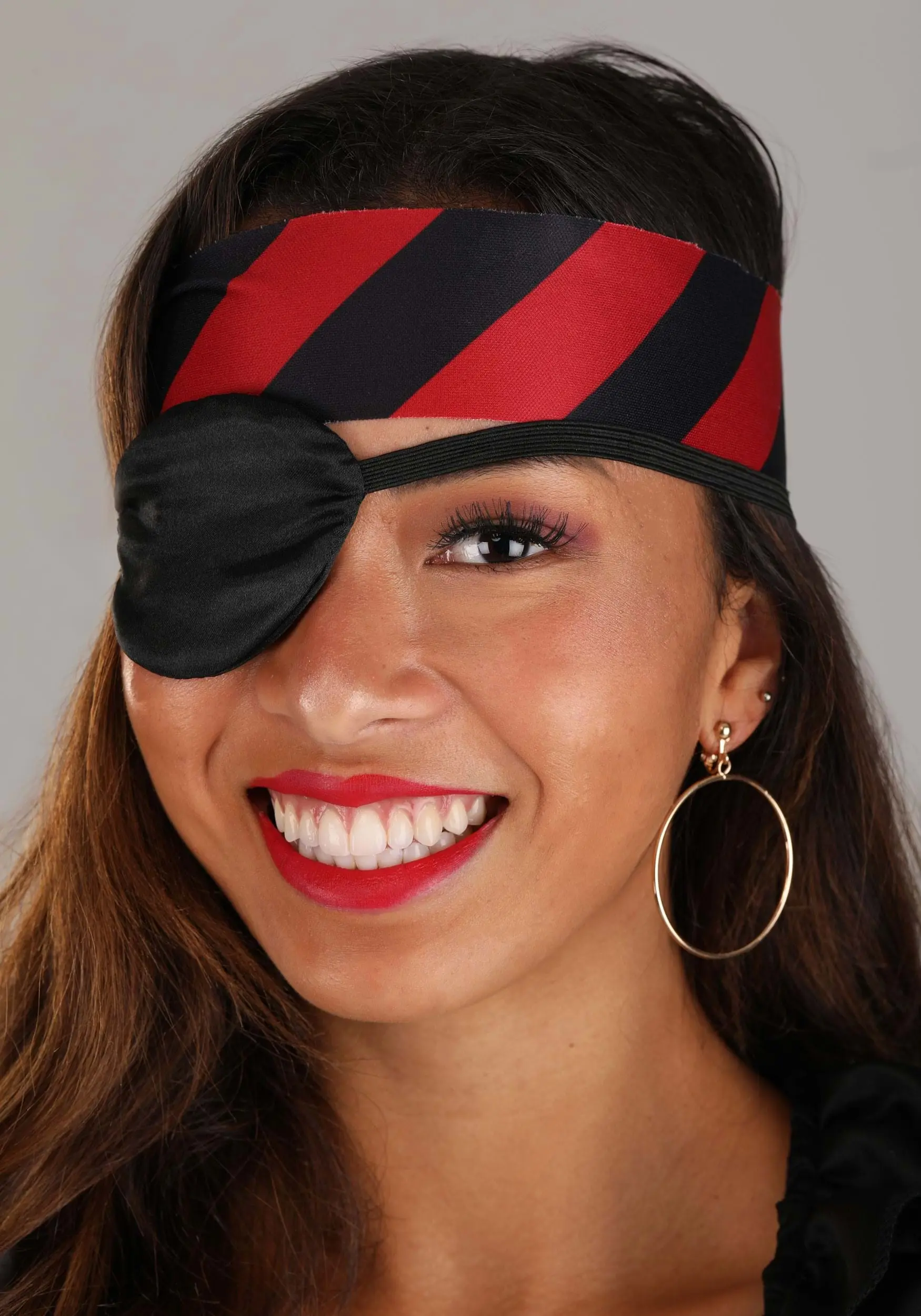 Fun Costumes Pirate Eye Patch & Earring Accessory Kit - Image 2