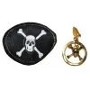 Funny Fashions Pirate Eyepatch And Earring
