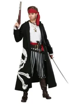 Fun Costumes Pirate Flag Captain Mens Costume