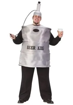 Fun World Plus Size Men's Beer Keg Costume