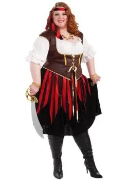 Forum Novelties, Inc Women's Plus Size Pirate Lady Costume
