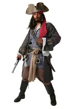 Fun Costumes Plus Size Men's Realistic Caribbean Pirate Costume