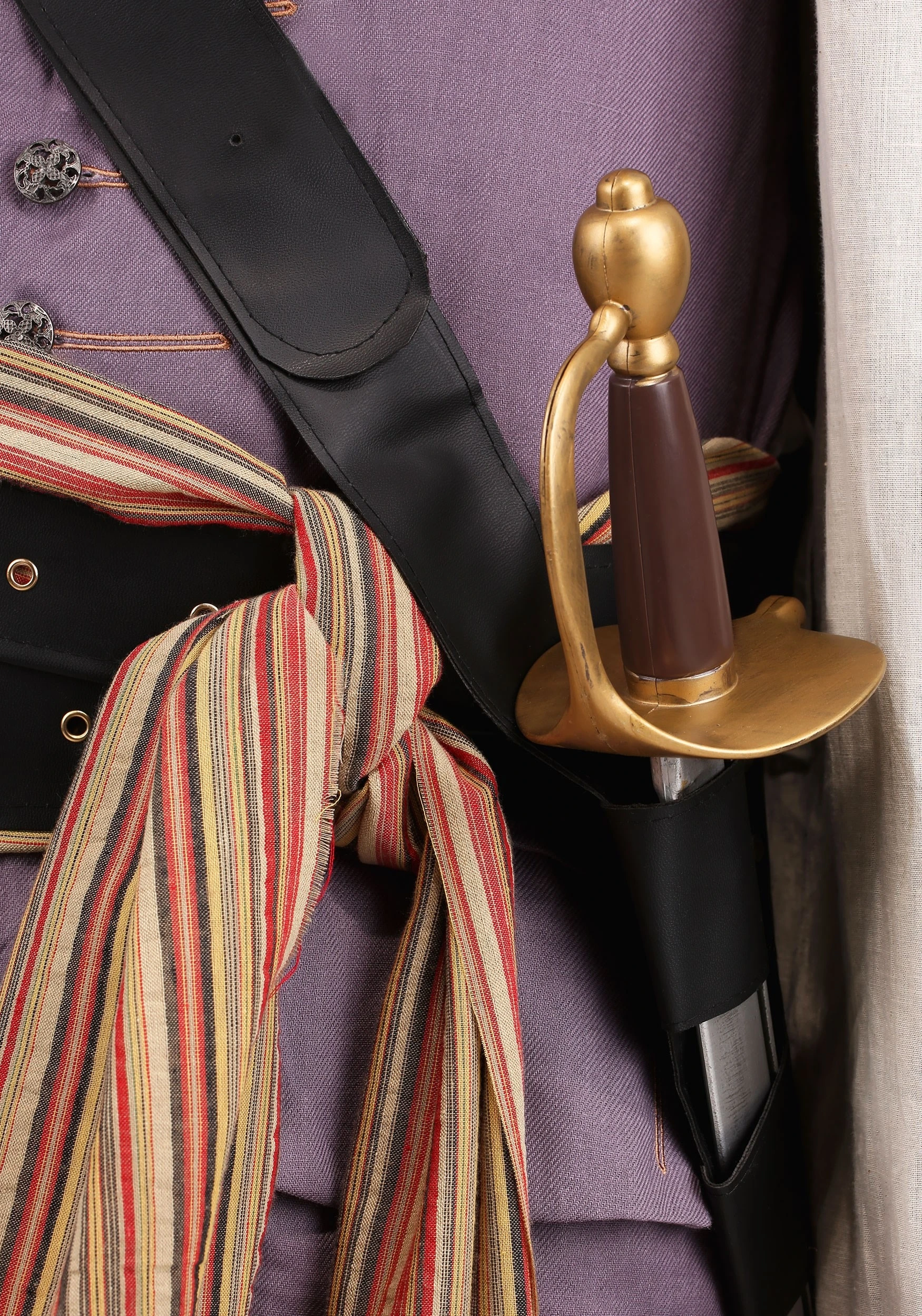 Fun Costumes Plus Size Men's Realistic Caribbean Pirate Costume - Image 4