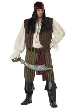 California Costume Collection Plus Size Men's Rogue Pirate Costume