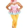 BigWan Apparel Co. Plus Size Sweet Treat Ice Cream Costume For Women