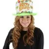 Elope Adult Rainbow Birthday Cake Plush Hat