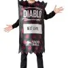 Morris Costumes Diablo Taco Bell Sauce Packet Adult Taco Bell Costume