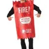 Morris Costumes Taco Bell Fire Adult Sauce Packet Taco Bell Costume