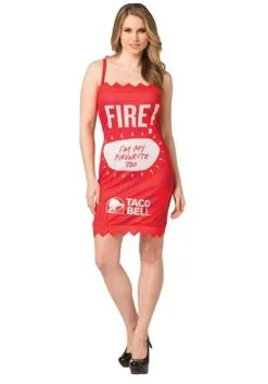 Morris Costumes Womens Fire Taco Bell Sauce Packet Taco Bell Costume