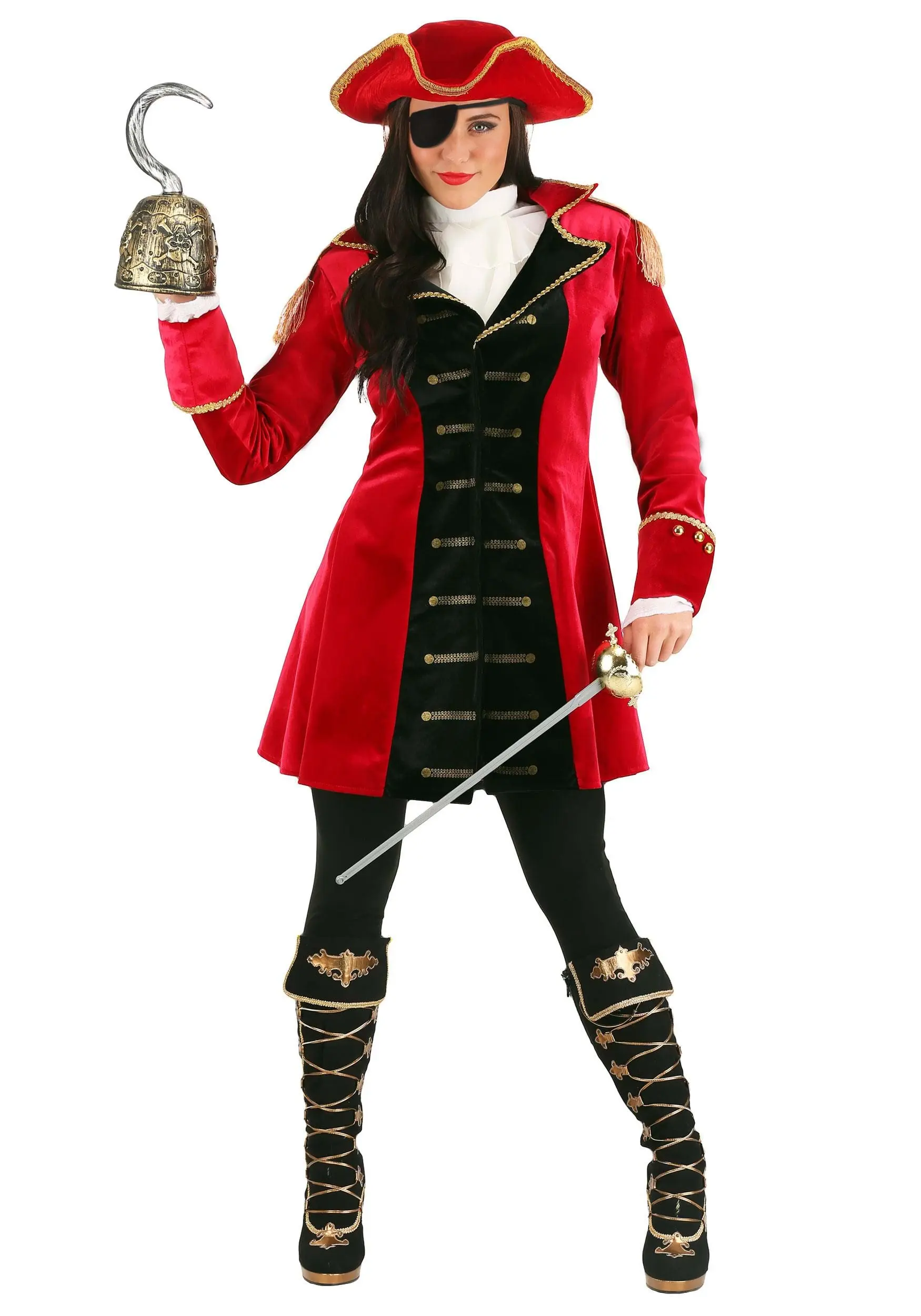 Elope Captain Hook Costume For Women