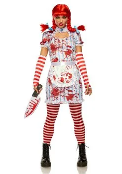 Seeing Red Evil Fast Food Girl Women's Costume