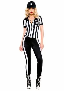 MUSIC LEGS Half Time Referee Costume For Women